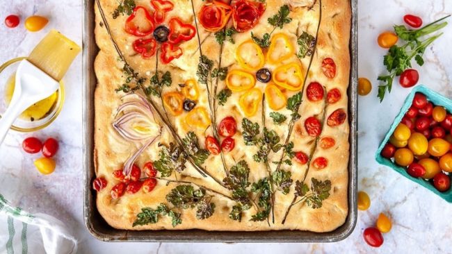 Kid-Friendly Recipe: Garden Focaccia Kid-Friendly Recipe: Garden Focaccia