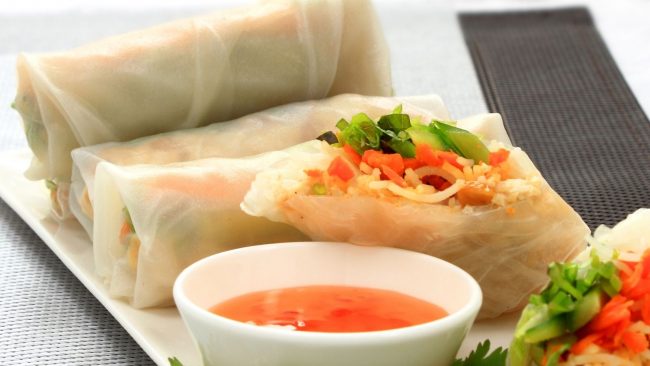 Chicken Rice Paper Rolls Chicken Rice Paper Rolls - Kid Friendly Recipe