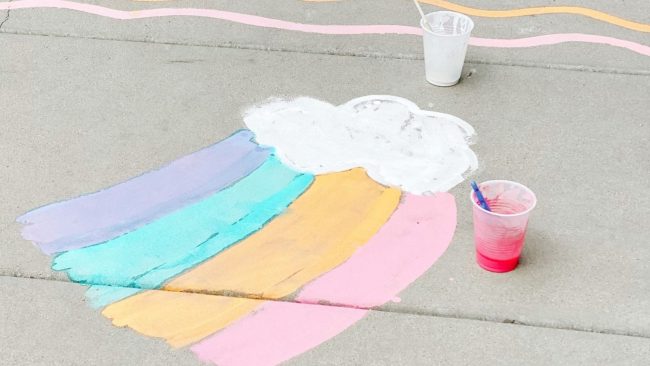 Washable Chalk Paint Washable Chalk Paint - DIY Project - Doolandella Early Learning Centre