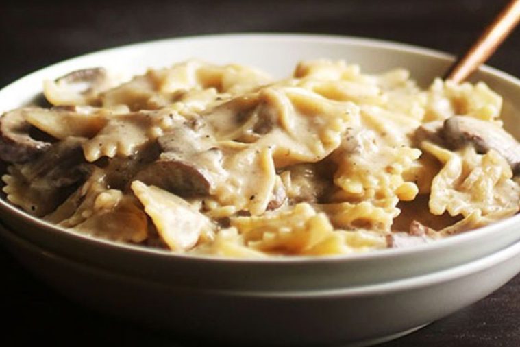vegetarian-creamy-mushroom-pasta Vegetarian creamy mushroom pasta - Your Early Learning Centre