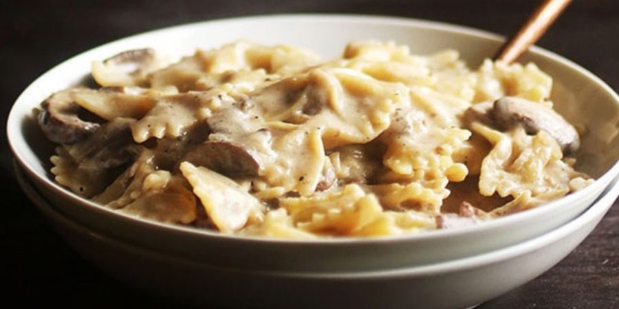 vegetarian-creamy-mushroom-pasta Vegetarian creamy mushroom pasta - Your Early Learning Centre