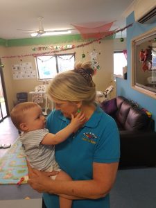 Baby in childcare - Daisy Hill Early Learning Centre