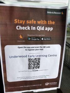 Check-In QLD App QR Code - Underwood Early Learning Centre