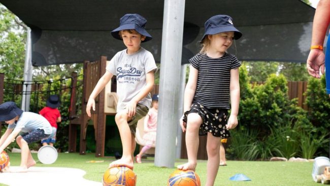 Social-Sports-1024×576 Kids playing soccer outside - Social Sports and Activities - Early Learning Centre Blog Image