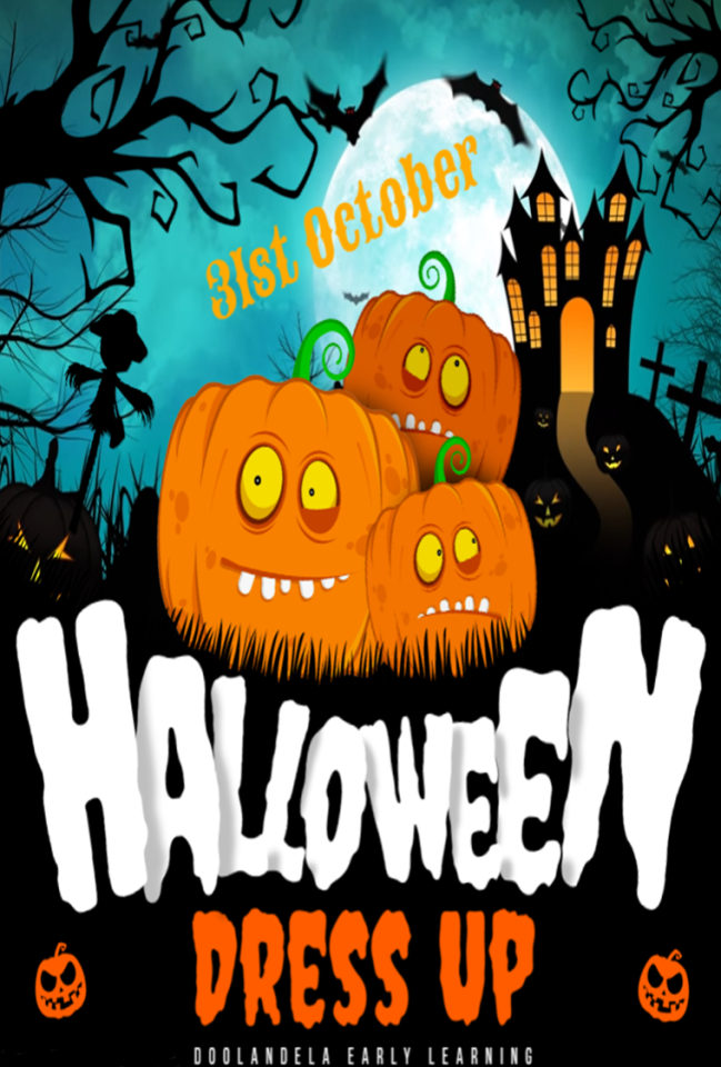 Halloween Dress Up graphic poster - Your ELC newsletter image