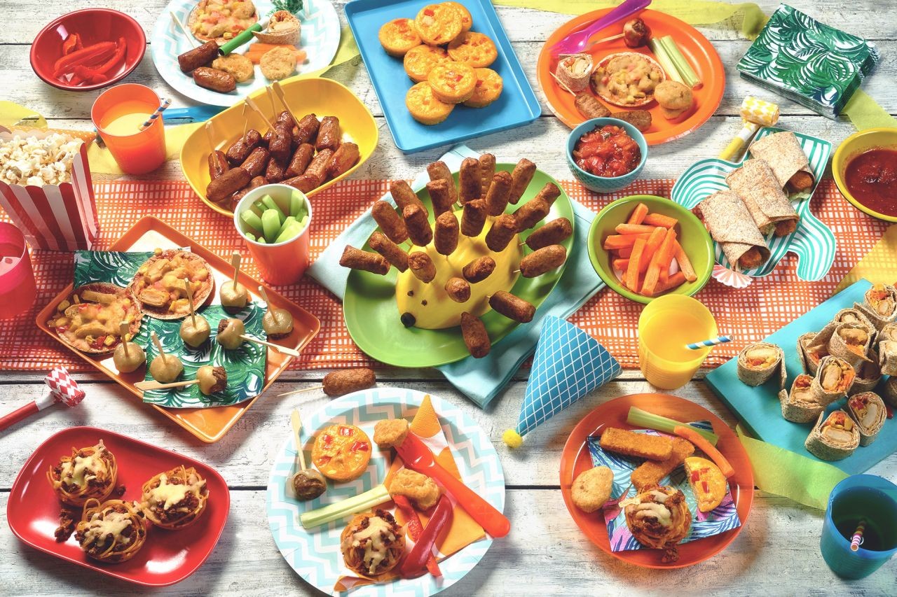 Different kinds of party foods on the table - Your ELC newsletter image