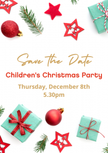 Save the Date - Children's Christmas Party - Your ELC