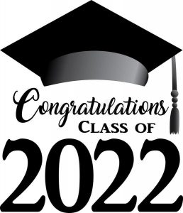 Graduation hat with Congratulations class of 2022 text - Your ELC