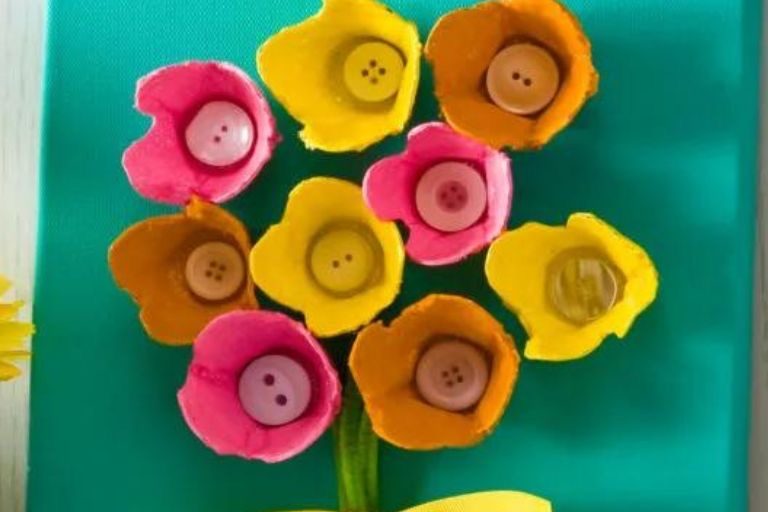 Mother’s Day FlowerArt DIY Activity of the Month: Mother's Day Egg Carton Flower Art | Your ELC blog image