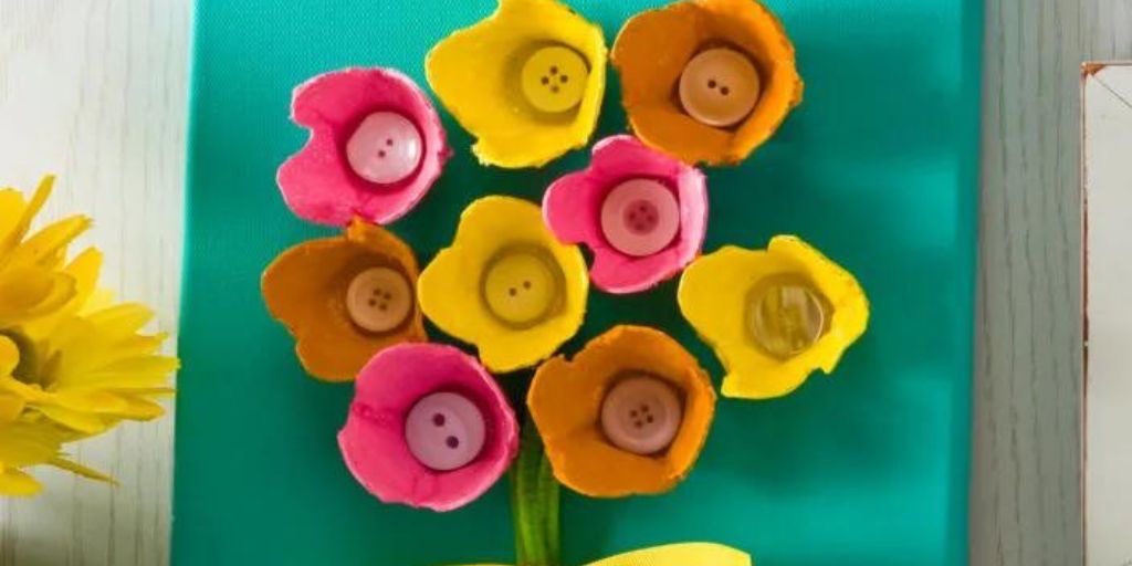 Mother’s Day FlowerArt DIY Activity of the Month: Mother's Day Egg Carton Flower Art | Your ELC blog image