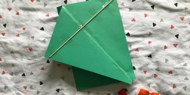 Paper Kites green paper kite | Your ELC blog image