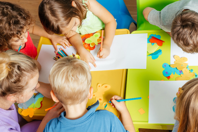 group of children doing an activity Your ELC blog image