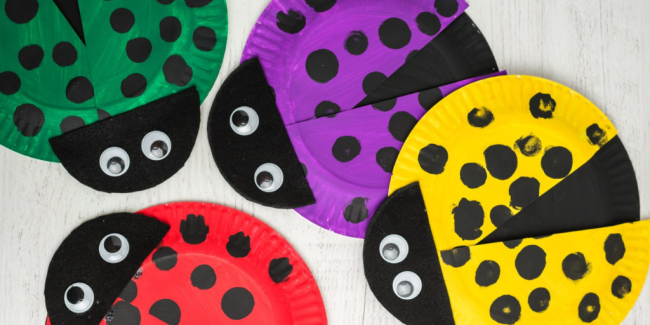 Paper Plate Lady Beetle